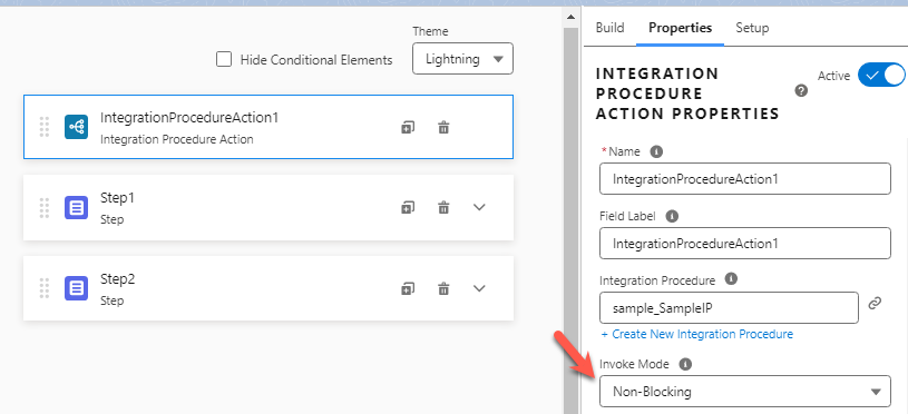 Invoking Integration Procedures in a Non-Blocking Mode